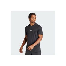 Adidas IK9725 Designed For Training Yuvarlak Yaka Siyah Erkek T-shirt