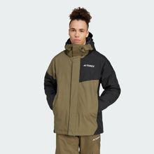 Adidas IT3206 Yeşil Terrex MT 2L INSUL JKT Erkek Outdoor Mont