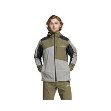 Adidas IW8876 Terrex XPR HYBR RR J Yeşil Erkek Outdoor Ceketi