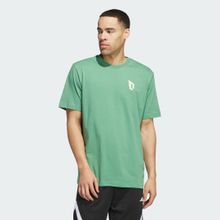 Adidas IY3728-001 Yeşil Damian Lillard Foundation Erkek T-Shirt