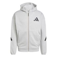 Adidas JF2450 Z.N.E. Full-Zip Gri Günlük Stil Erkek Sweatshirt