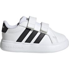 Adidas JS4906 Sportswear Grand Court 3.0 Bubble Beyaz Siyah Bebek Ayakkabısı