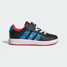 Adidas Marvel Spider-Man Grand Court JQ8073 Siyah Çocuk Spor Ayakkabı