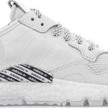 Adidas Nite Jogger Beyaz Mavi Erkek Spor Ayakkabı