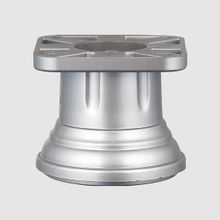 Adilon Mat Krom 6 cm Geniş Sütun Ayak