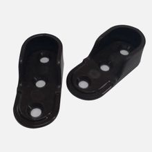 Adilon Oval Kahverengi Plastık Askı Flanşı