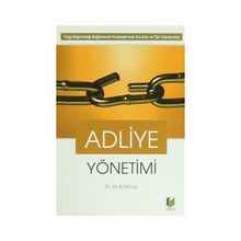 ADLIYE YÖNETIMI - ALI ALTINTAŞ