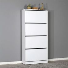 Adore Flat Duo Kapaklı 4 Katlı Geniş Ayakkabılık