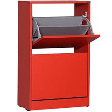 Adore Flat Duo Kırmızı 2 Katlı Ayakkabılık Dolabı