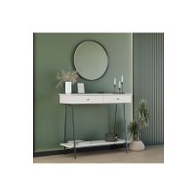 Adore Mobilya Elite 100x89x41 cm Vizon Siyah 2 Çekmeceli Dresuar