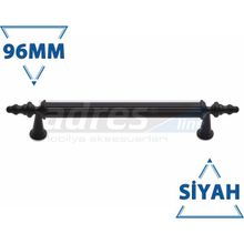 Adresline 4'lü 96 mm Siyah Gündüz Kulp