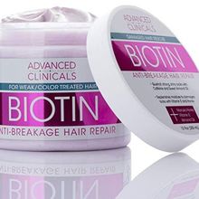 Advanced Clinicals Biotin 340 gr Kırılma Önleyici Saç Onarıcı Maske