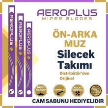 Aeroplus Honda Civic 2001-2005 Ön Arka Muz Silecek Takımı