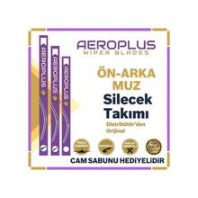 Aeroplus Hyundai Santa Fe 2006-2012 Ön Arka Muz Silecek Takımı