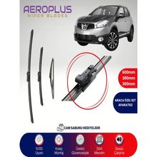 Aeroplus Nissan Qashqai 2007-2013 Ön Arka Muz Silecek Takımı