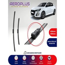 Aeroplus Peugeot 208 2019-2023 Ön Muz Silecek Takımı