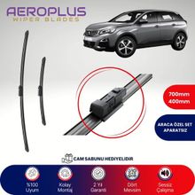 Aeroplus Peugeot 3008 2016-2023 Ön Muz Silecek Takımı