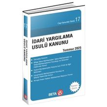 Aesco Cep Kanunları Serisi 17 - Idari Yargılama Usulü Kanunu (Yeni)