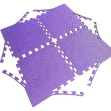 AFFECTİONE Tatami Minderi 20mm 50x50 Çift Yönlü Kullanım Sade Renk Mor