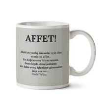 Affet Baskılı Kupa