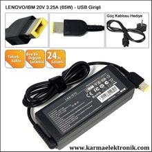 Afila Lenovo Thinkpad X1 Yoga 20V 3.25 65w Laptop Adaptör