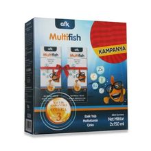 Afk Multifish Omega 3 Multivitamin 2x150 ml Şurup Balık Yağı