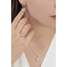 AgaKulche S54EB 925 11 gr Kalemli Tek Taş Baget Kadın Gümüş Set