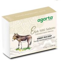 Agarta 150 gr Parlak ve Pürüzsüz Ciltler İçin Doğal El Yapımı Eşek Sütü Sabunu