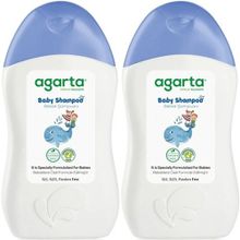 Agarta 2×400 ml Doğal Erkek Bebek Özel Bakım Şampuanı