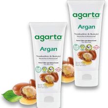 Agarta 2x75 ml Doğal Argan Yağlı Besleyici Cilt Kremi