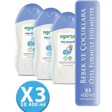 Agarta 3x400 ml Doğal Erkek Çocuklarına Özel Şampuan