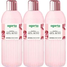 Agarta Doğal 3x400 ml Gül Suyu