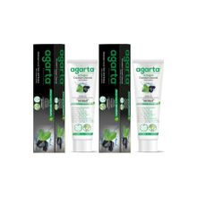 Agarta Doğal Aktif Karbonlu 2x100 ml Diş Macunu