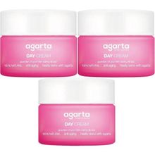 Agarta Su Bazlı Doğal 3x50 ml Gündüz Kremi