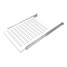 AGER AA-HRR80-A-B1 Dikili Tip 19 inç 1U D800 mm İçin Ağır Hizmet Tipi Hareketli Beyaz Raf Modülü