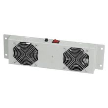AGER AN-F2T-A-B1 2'li Beyaz Fan Modülü
