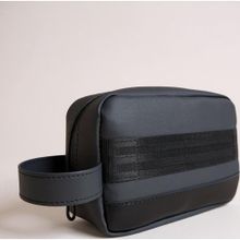 Aggu Bebe Siyah Deri Erkek Tıraş Çantası Günlük El Çantası Portföy - Clutch Bakım Çantası