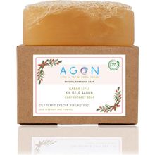Agon 120 gr El Yapımı Doğal Kabak Lifli Kil Özlü Sabun