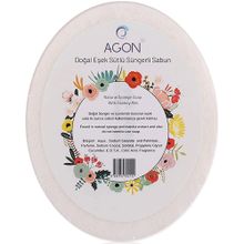 Agon Doğal El Yapımı Eşek Sütü Sabunlu 125 gr Vücut Duş Süngeri