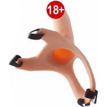 Agorshop Hollow Strap-On Silicone Curved Dong 17 cm İçi Boş Kemerli Penis