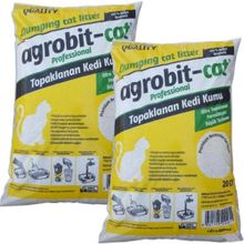 Agrobit Cat Kokusuz Doğal Bentonit 2x20 lt Kedi Kumu