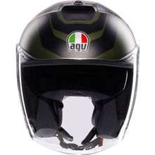 Agv Irides Sakai Matt Green Black Renkli Açık Kask
