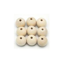 Ahşap Boncuk 14 Mm 10 Adet