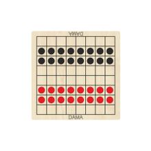 Ahtek ETİCSET170 Ahşap Dama Akıl Zeka ve Strateji Oyunu
