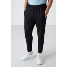 Air Jones 84952 Siyah Bağcıklı Fermuar Cepli Jogger Erkek Eşofman