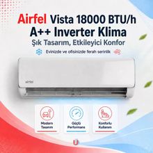Airfel Vista LTXP50A 18000 BTU Inverter Duvar Tipi Klima