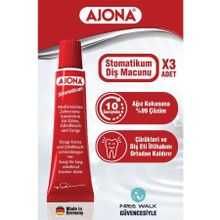 Ajona Stomatikum 3x25 ml Diş Macunu