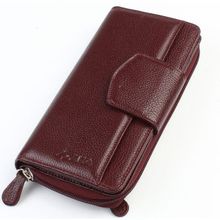 Aka Deri 428-07 Bordo Kadın Cüzdanı