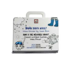 Akademi Çocuk 1164 19x26cm Bugün Hava Nasıl? Funny Mat Mini Set