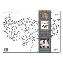 Akademi Çocuk 8681379310154 Funny Mat Türkiye Dilsiz Haritası
